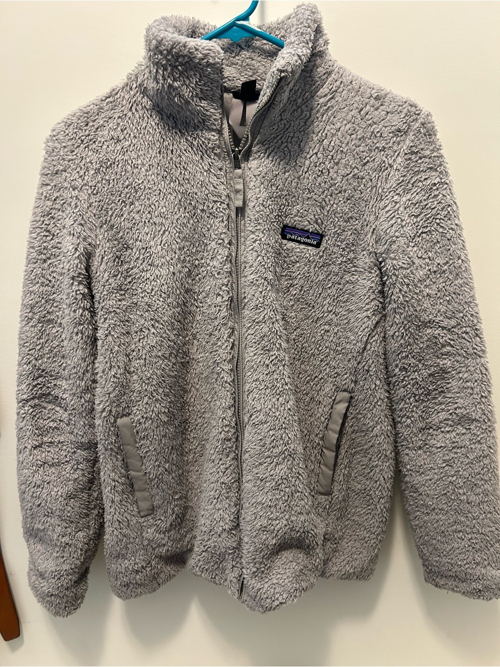 Patagonia women’s Gray Plush Full-Zip outer fleece Jacket